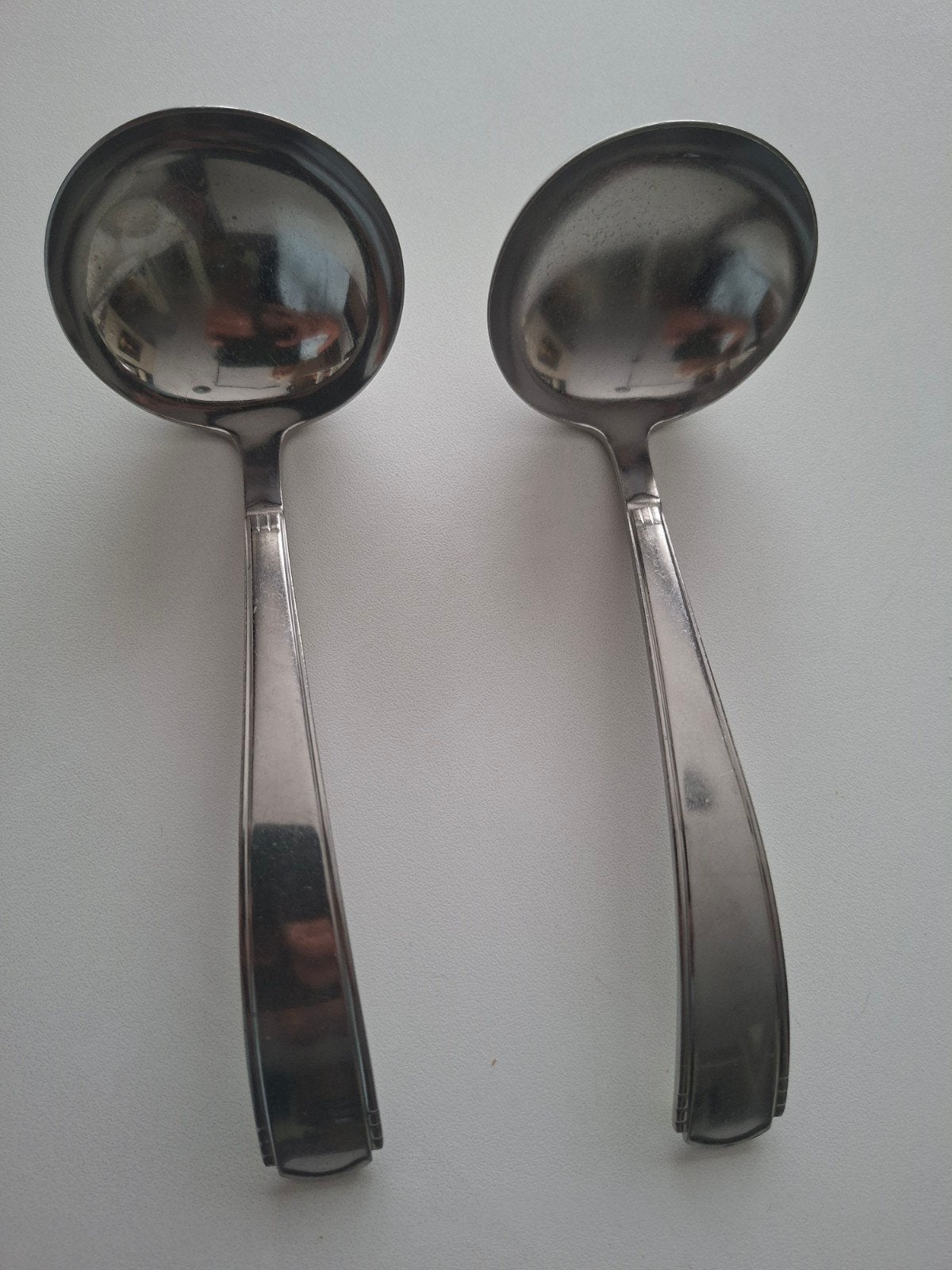 2 jus lepels Gero zilmeta vintage, Antiek en Kunst, Antiek | Bestek, Ophalen of Verzenden