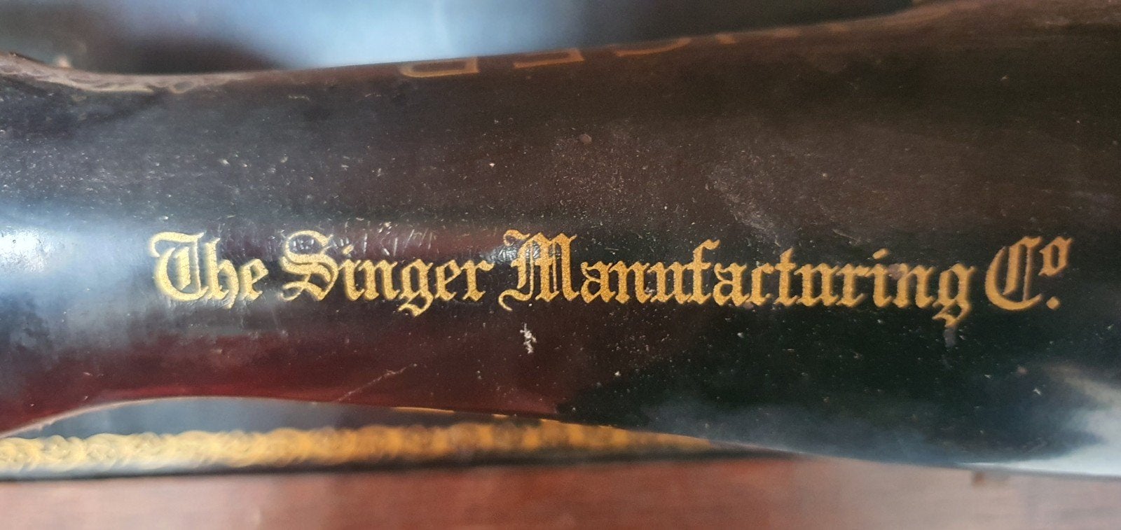 singer naaimachine met traponderstel en tafeltje., Ophalen of Verzenden, Gebruikt