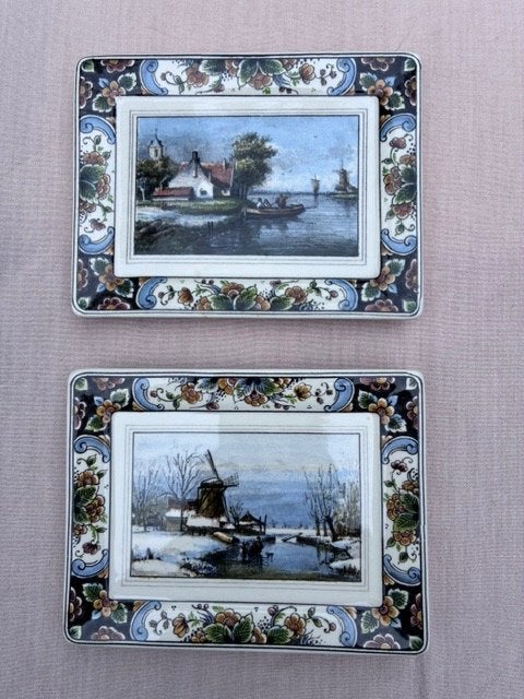 Westraven Delfts Handwerk wandplaquettes vintage, Ophalen of Verzenden