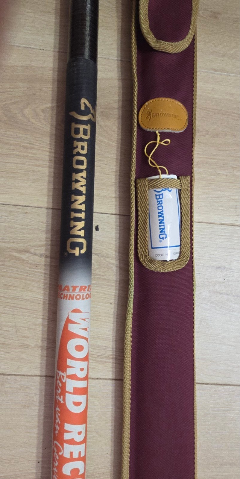 Browning World Record Bradshaw Vaste Hengel 11m, Watersport en Boten, Ophalen, Vaste hengel