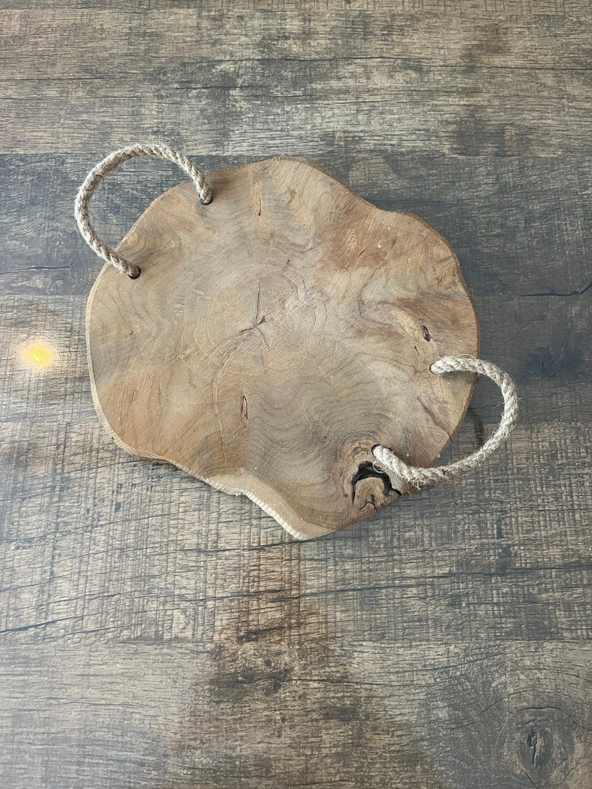 Houten dienblad, Ophalen, Zo goed als nieuw, Rechthoekig, Hout