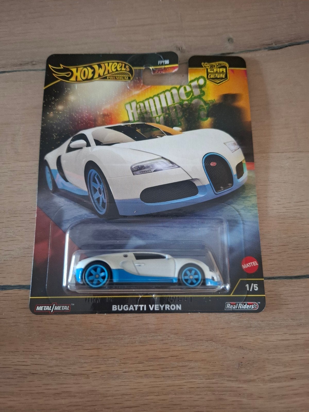 Hot Wheels Premium Hammer Drops - Bugatti Veyron, Ophalen of Verzenden, Nieuw, Auto