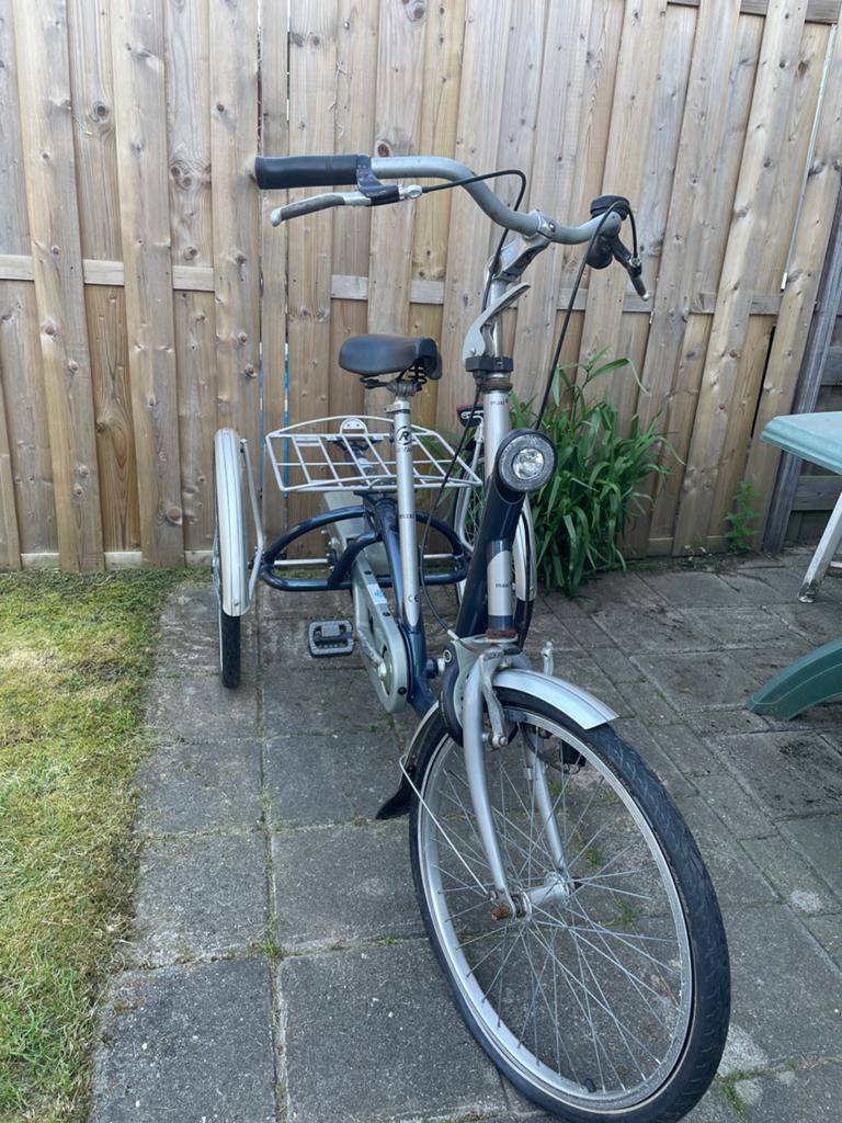 Van Raam Maxi driewieler - Zo goed als nieuw, Ophalen, Zo goed als nieuw, Verstelbare zitting