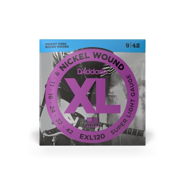 D'Addario EXL120 Super Light elektrische gitaarsnaren, ., Nieuw, Ophalen of Verzenden, .