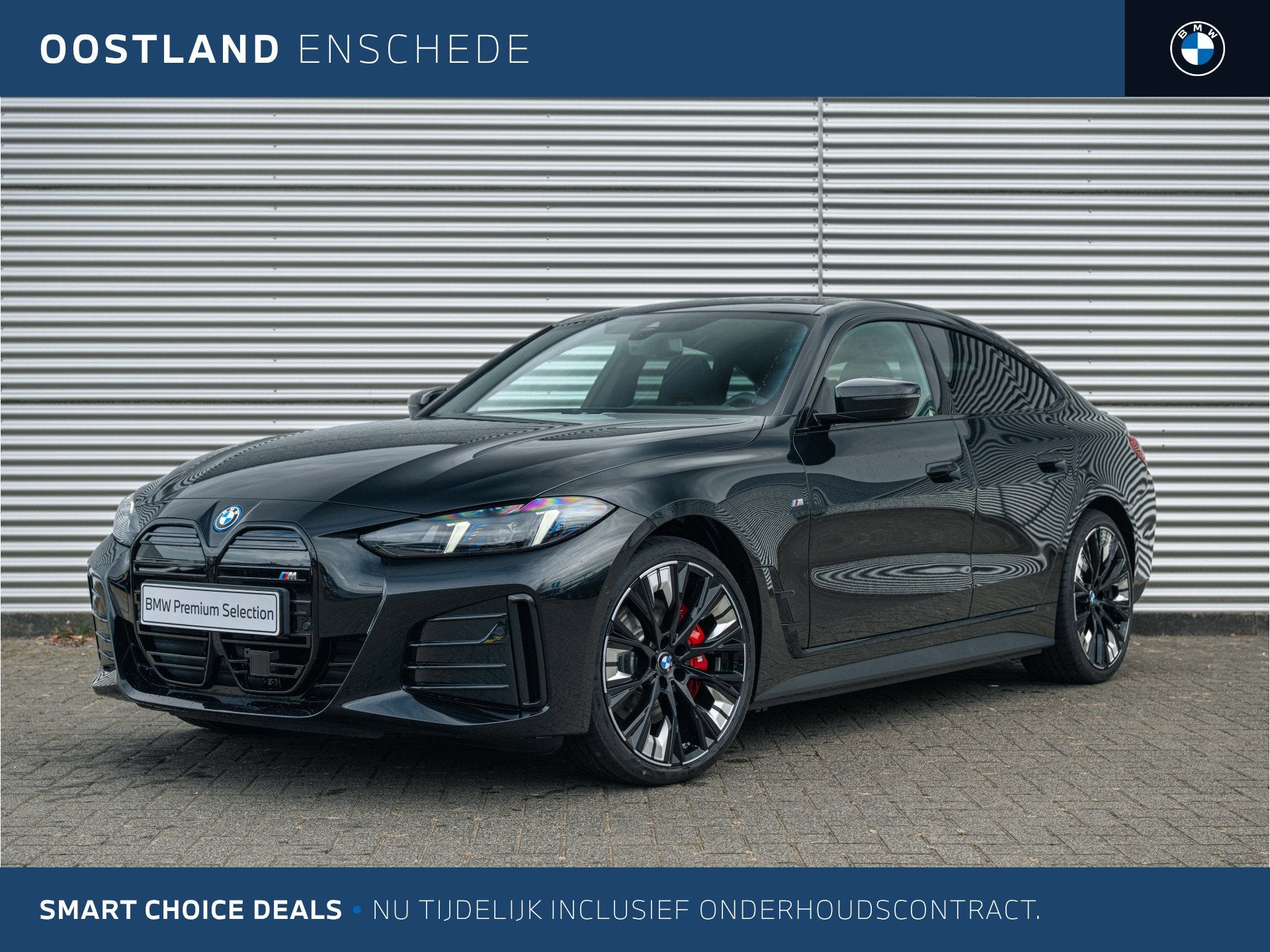 BMW i4 eDrive35 High Executive M Sport / Schuif-kanteldak /, Auto's, Dealer onderhouden, Achterwielaandrijving, Gebruikt, Met garantie (alle)