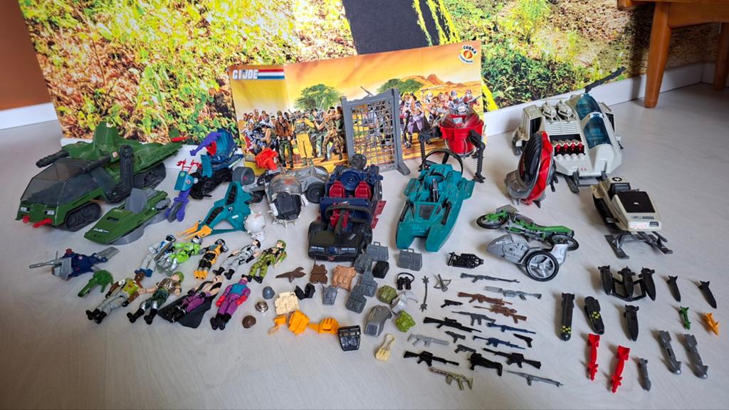 Grote set G.I. Joe jaren 80, Verzamelen, Speelgoed, Ophalen of Verzenden, Zo goed als nieuw