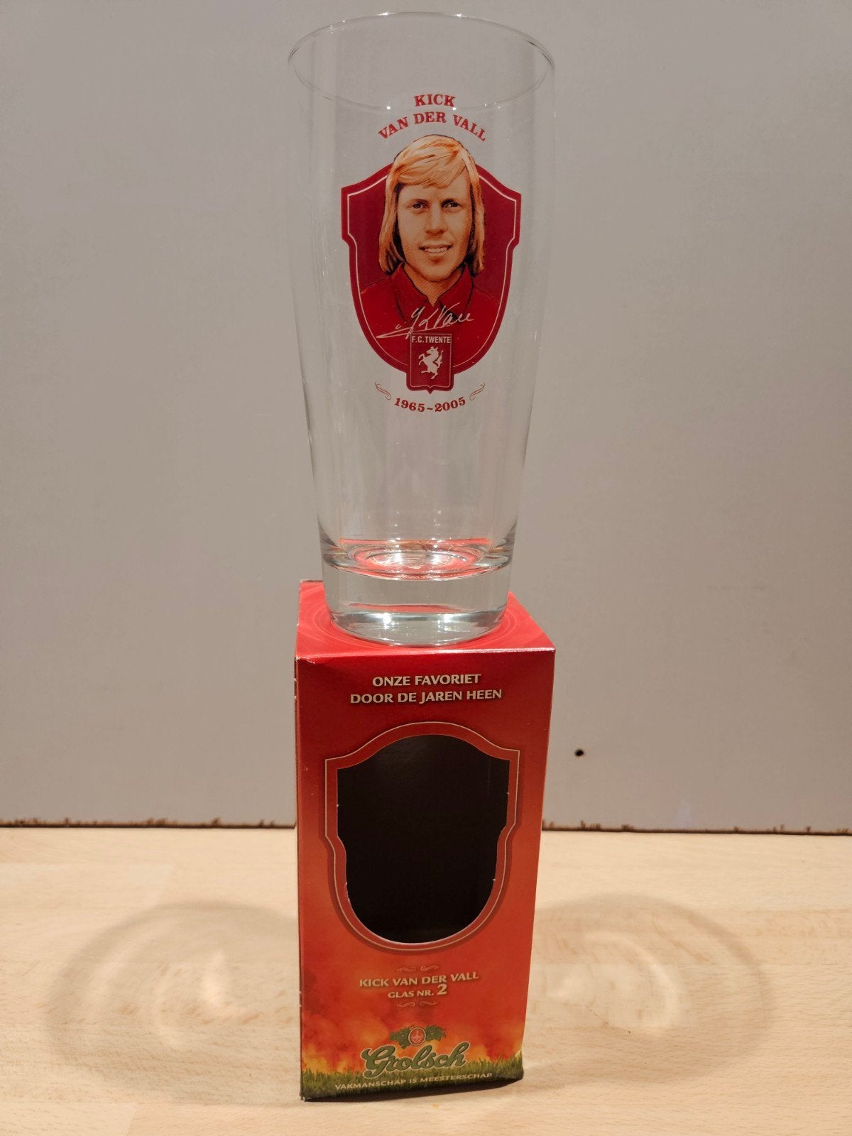 Grolsch Kick van der Vall Glas nr. 2 FC Twente, Verzamelen, Overige Verzamelen, Nieuw, Ophalen of Verzenden