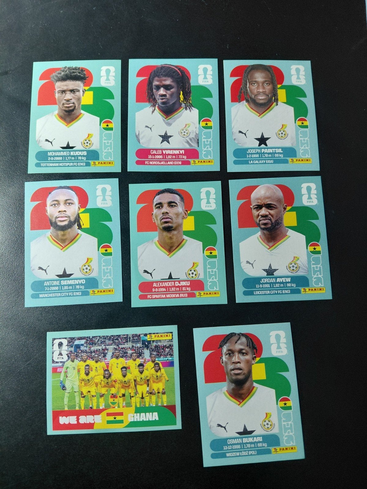 Ghana (panini wk 2026 stickers), Ophalen of Verzenden, Nieuw, Buitenlandse clubs, Poster, Plaatje of Sticker
