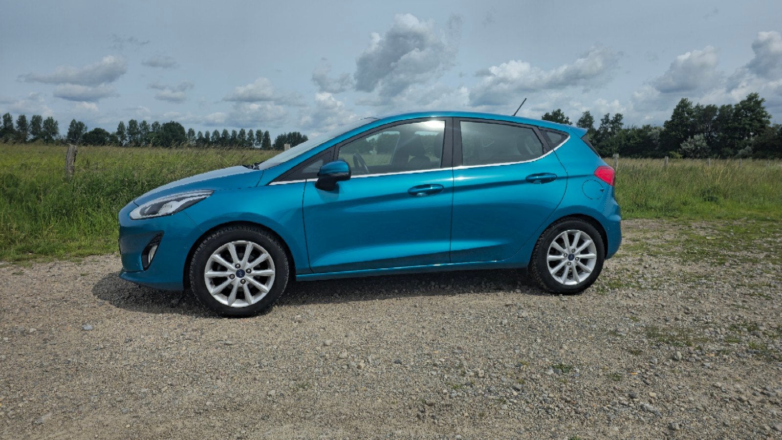 Ford Fiësta 2017 MET VEEL OPTIES!!, Voorwielaandrijving, 40 €/maand, 580 kg, Blauw