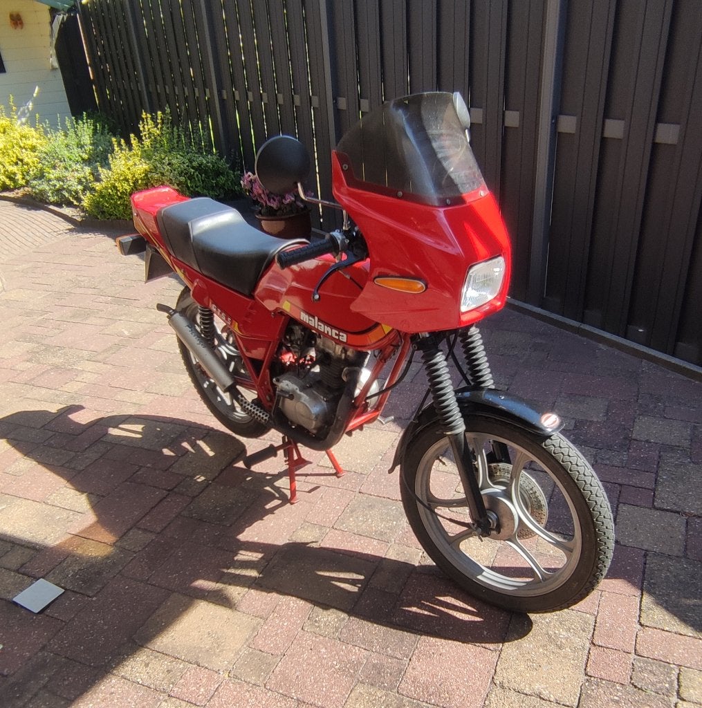 Malanca GTS5, Maximaal 45 km/u, 50 cc, 5 versnellingen, Ophalen