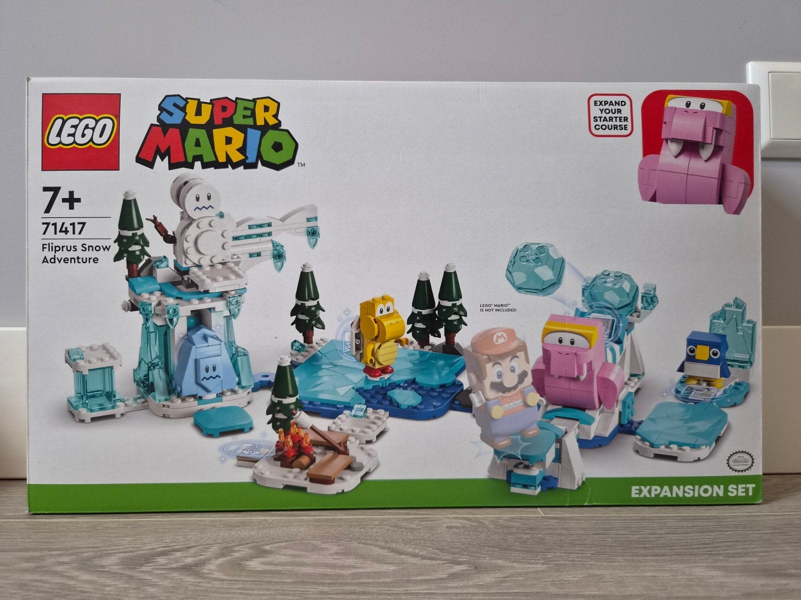 LEGO Super Mario 71417 Fliprus Sneeuw Avontuur, Lego, Ophalen of Verzenden, Zo goed als nieuw, Complete set