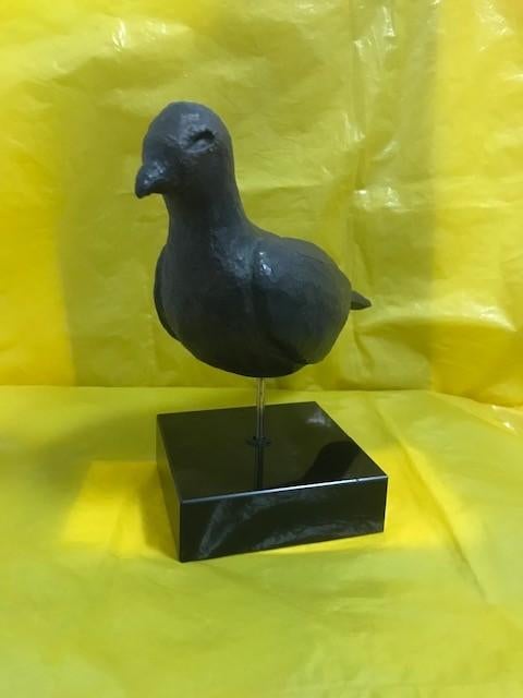 Duif op marmeren voet/ sokkel, Antiek en Kunst, Ophalen of Verzenden