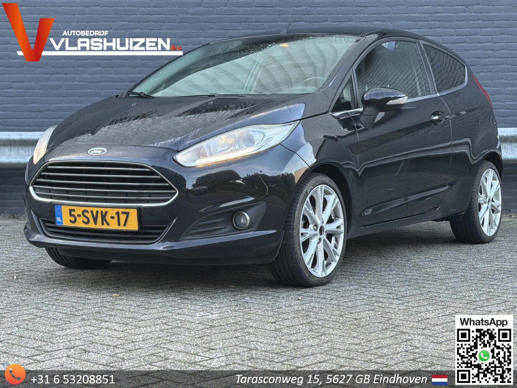 Ford Fiesta 1.0 EcoBoost Titanium | Airco |, Auto's, Voorwielaandrijving, Origineel Nederlands, Bedrijf, Handgeschakeld