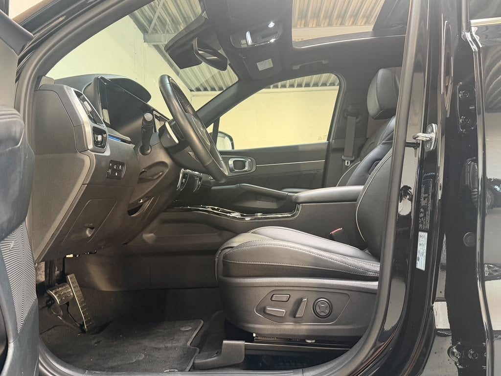 Kia Sorento 1.6 T-GDI Plug-in Hybrid 4WD PLATINUM - LEDER -, Auto's, Gebruikt, Zwart, 4 cilinders, Zwart