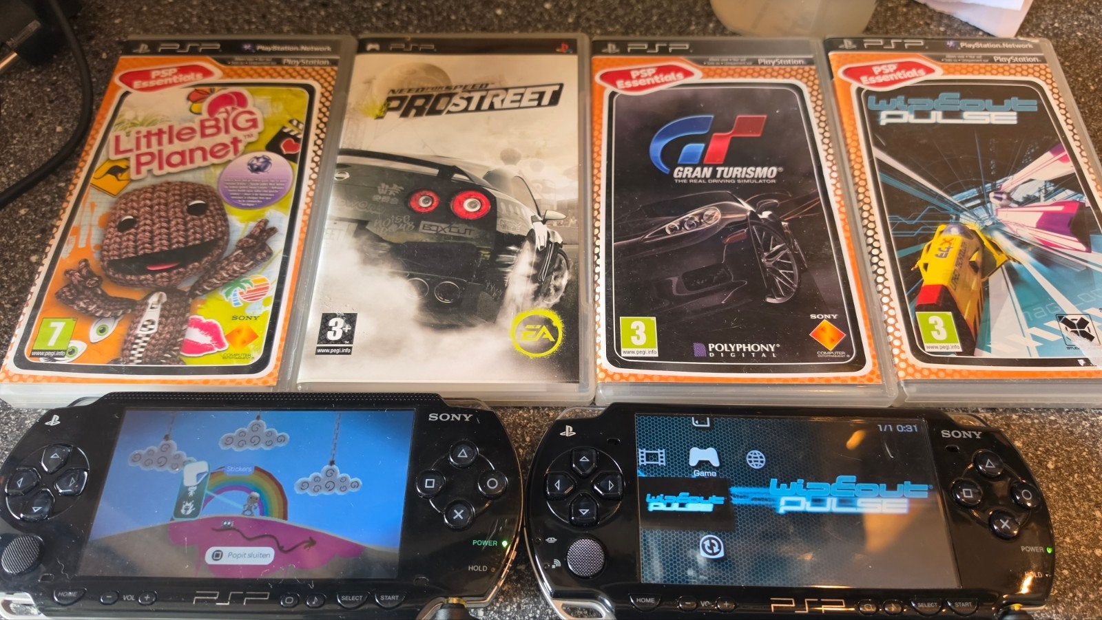 Complete PSP Collectie: 2 PSP's + 30+ Games + Laders, Gebruikt, Ophalen of Verzenden, PSP, Met games
