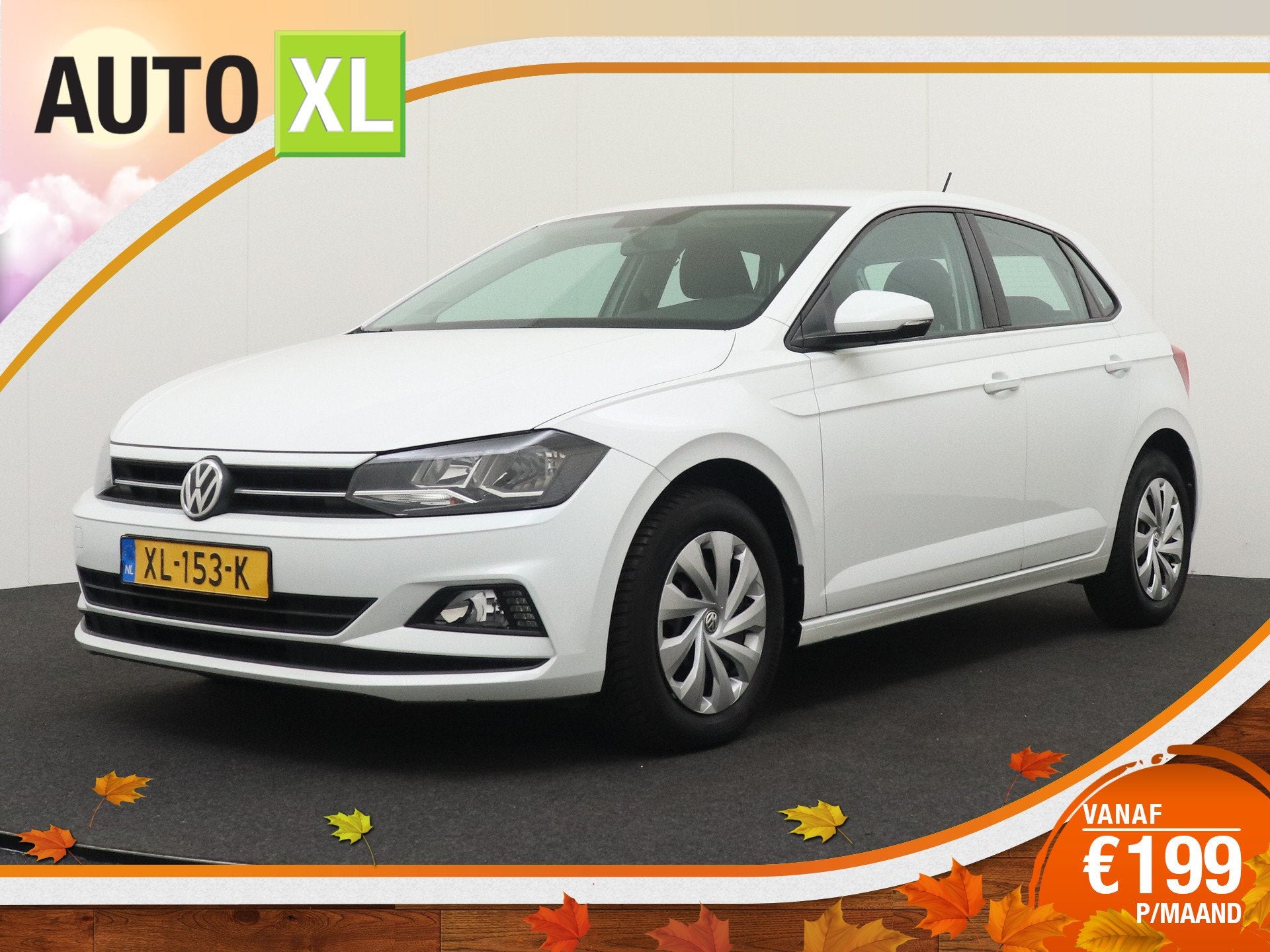 Volkswagen Polo 1.0 Comfortline Navi Carplay Adapt.Cruise DA, Auto's, Stof, 82 pk, Wit, Origineel Nederlands
