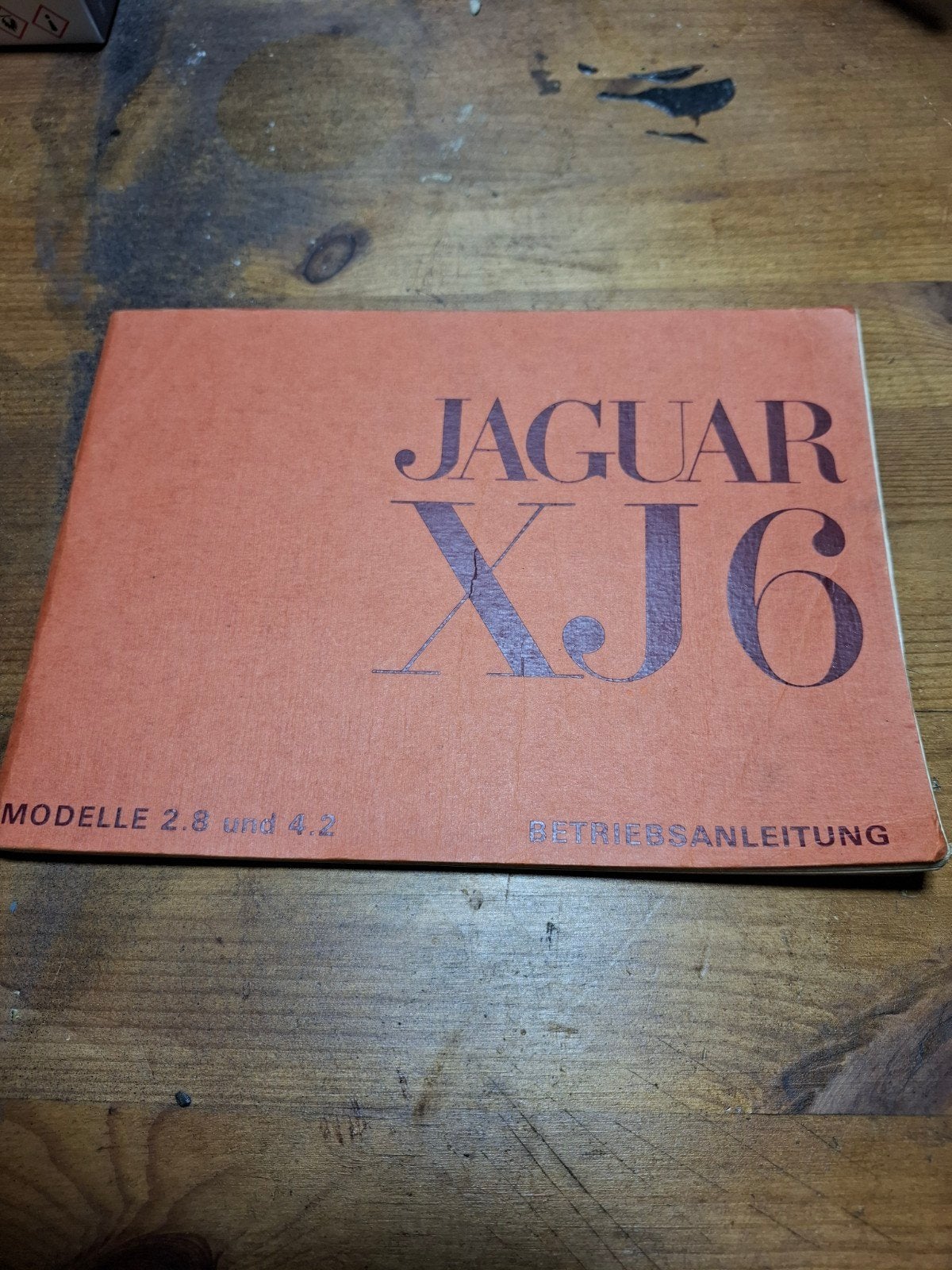 Jaguar XJ6 Gebruikershandleiding (Modellen 2.8 en 4.2), Ophalen of Verzenden