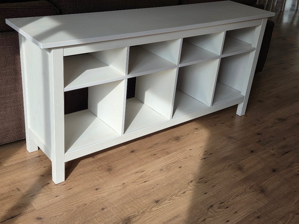 IKEA HEMNES Consoletafel / open dressoir (159x39x74 cm), Ophalen, Gebruikt, 150 tot 200 cm, Grenenhout