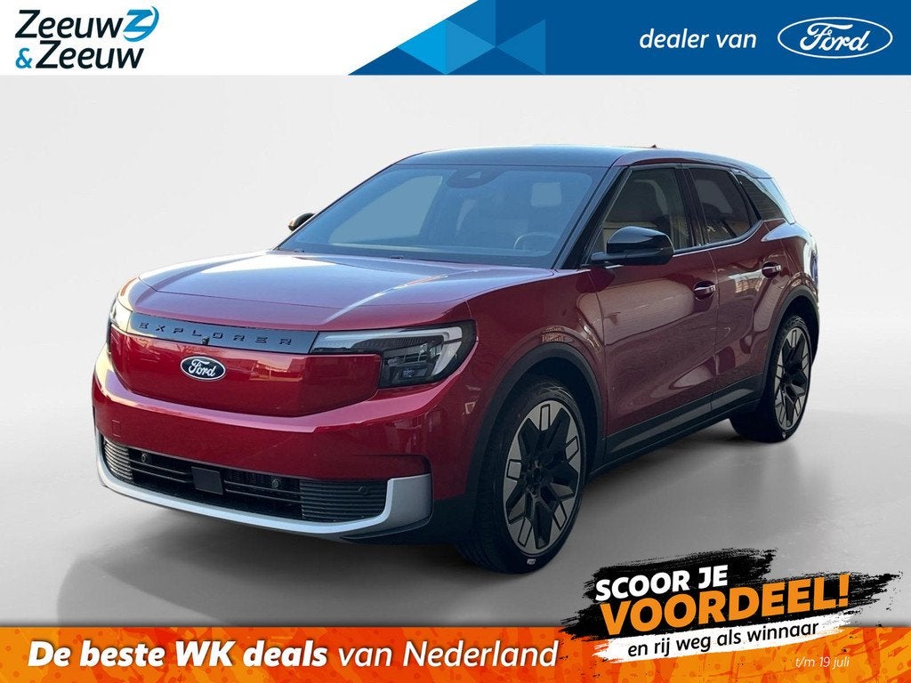 Ford Explorer Premium Extended Range RWD 77 kWh | Actiekorti, Auto's, Ford, Bedrijf, Te koop, Explorer, 360° camera, ABS, Achteruitrijcamera