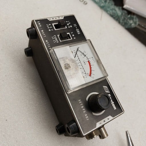 Saxton 11-086 SWR & Watt Meter (52 Ω) – Voor CB / 27 MHz /, Ophalen of Verzenden, Gebruikt
