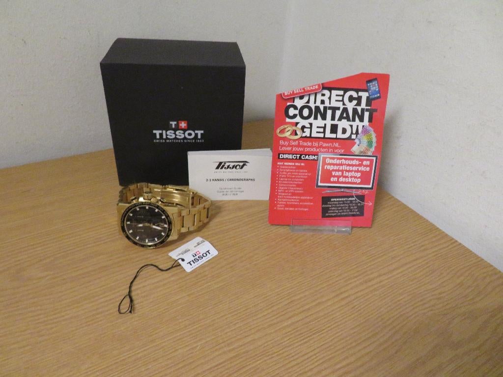 TISSOT SUPERSPORT CHRONO T125.617 Heren Horloge, Staal, Polshorloge, Zo goed als nieuw, Ophalen
