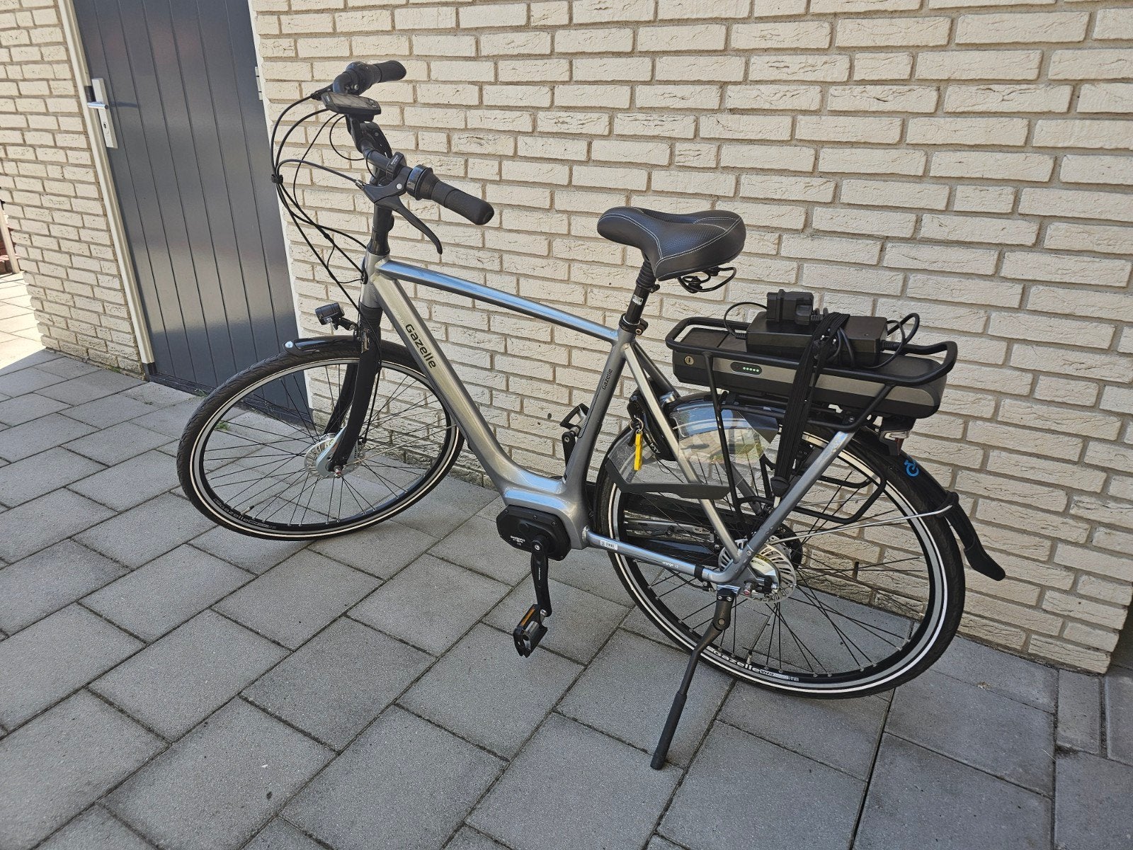Gazelle Orange C7 HMS- 57cm-2855 km., Ophalen, Zo goed als nieuw, 50 km per accu of meer, 55 tot 59 cm