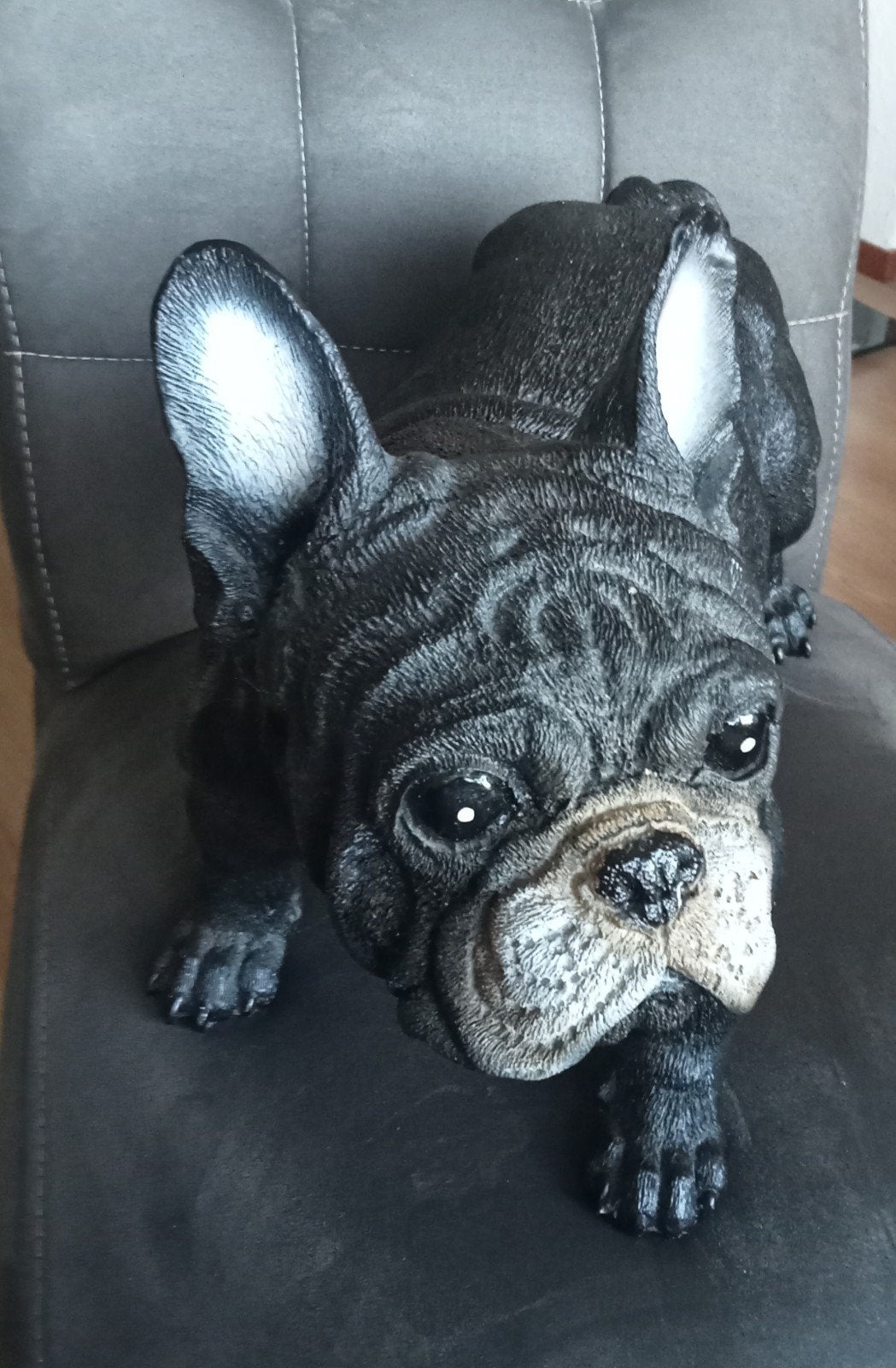 Franse Bulldog levensecht, Tuin en Terras, Ophalen, Zo goed als nieuw
