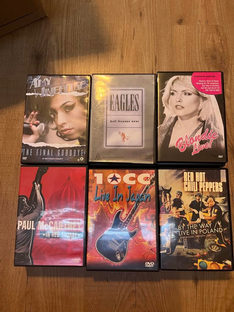 Diverse muziek dvd's voor de muziekliefhebber, Alle leeftijden, Ophalen, Gebruikt, Documentaire