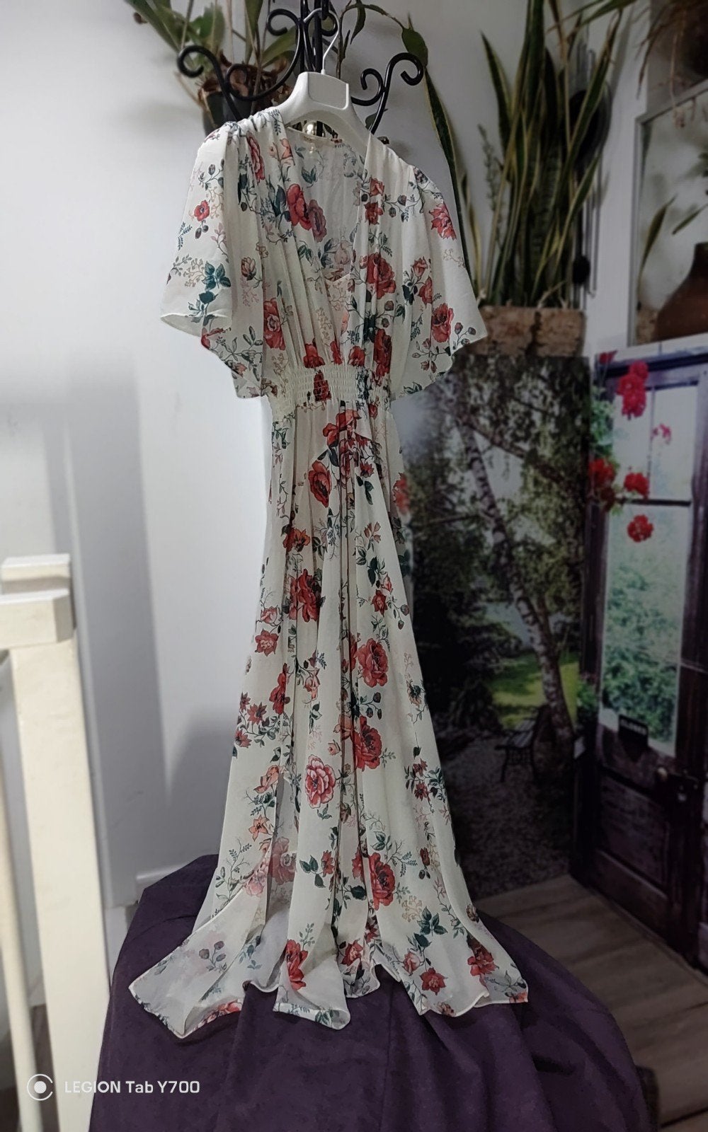 Maje Bloemen Maxi Jurk - 36, Ophalen of Verzenden, Roze, Maat 36 (S), Onder de knie