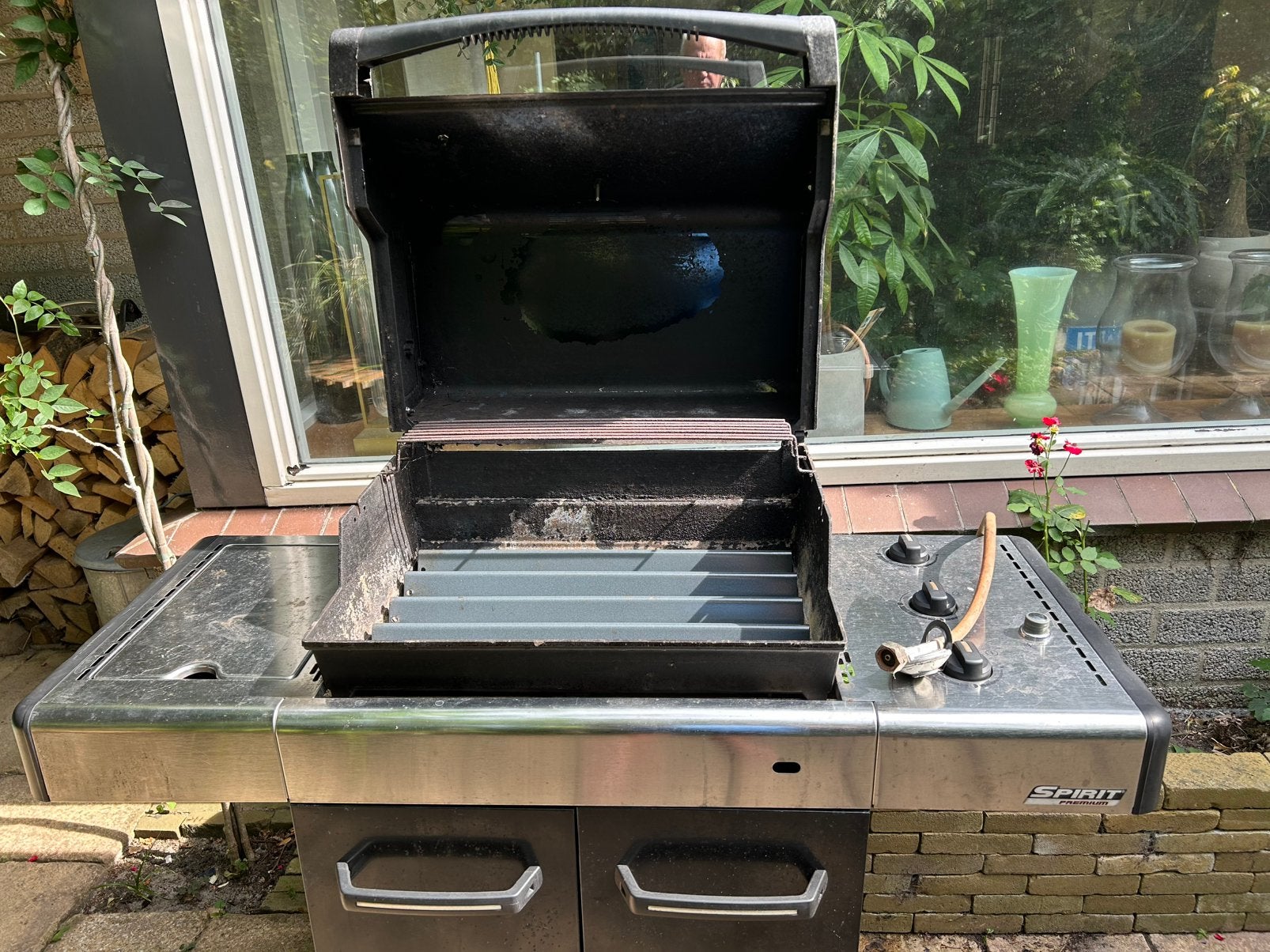Weber BBQ, Ophalen, Gebruikt, Gas, Vrijstaand