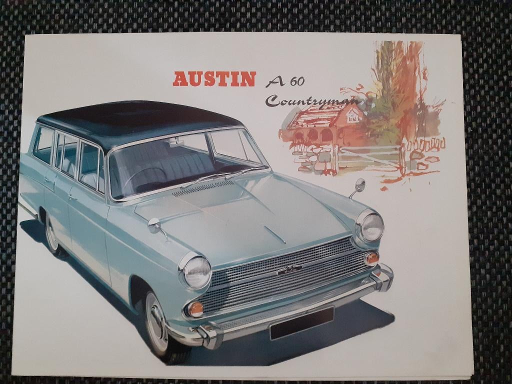 brochure Austin A60 Countryman     Duitstalig, Austin, Nieuw, Ophalen of Verzenden, Overige merken
