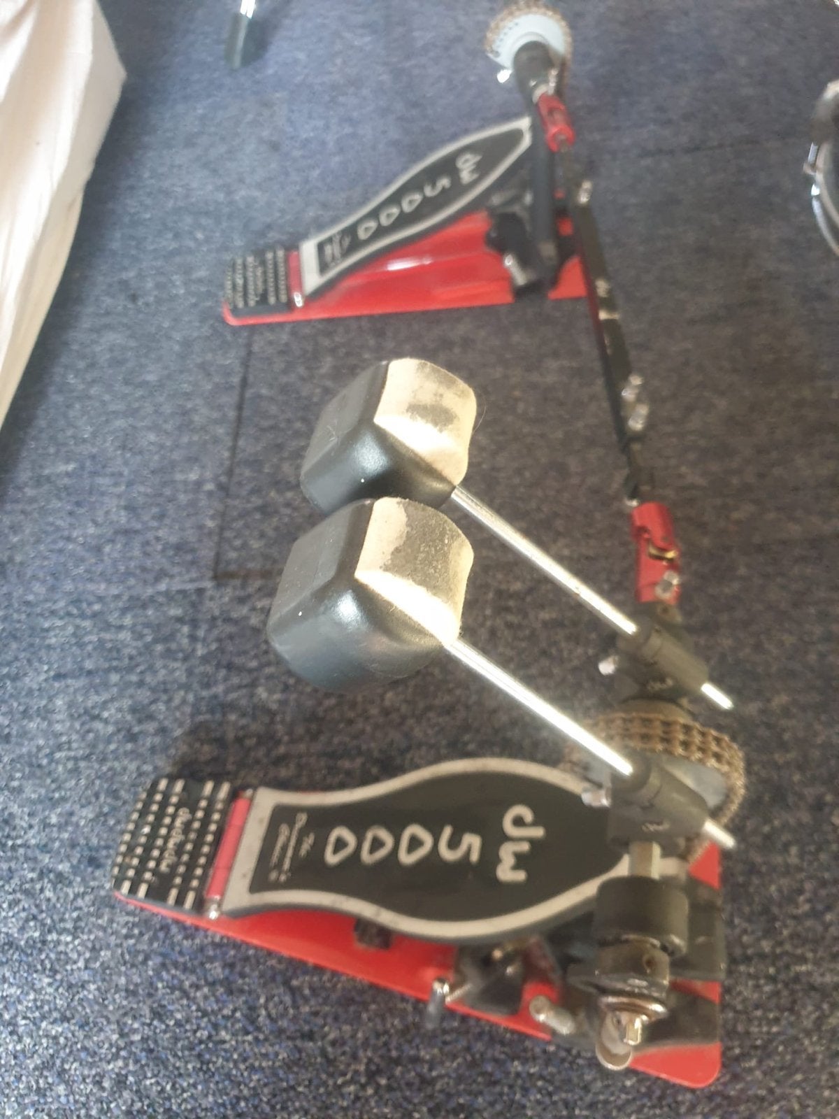 Dw 5000 series Dubbele bassdrum pedalen, Ophalen, Zo goed als nieuw, Overige merken