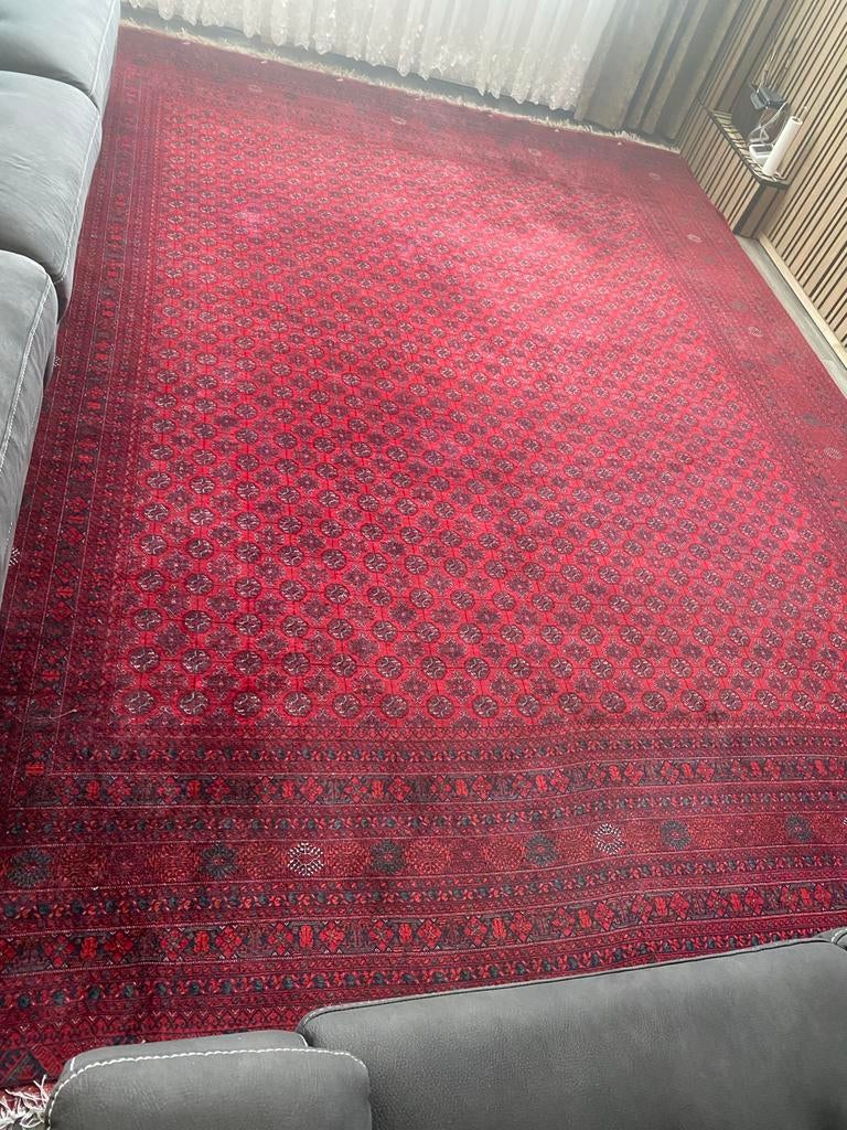 Afghaans handgeknoopt Marmar Qalin tapijt 3x4m, Ophalen of Verzenden, Zo goed als nieuw, 200 cm of meer, Rechthoekig