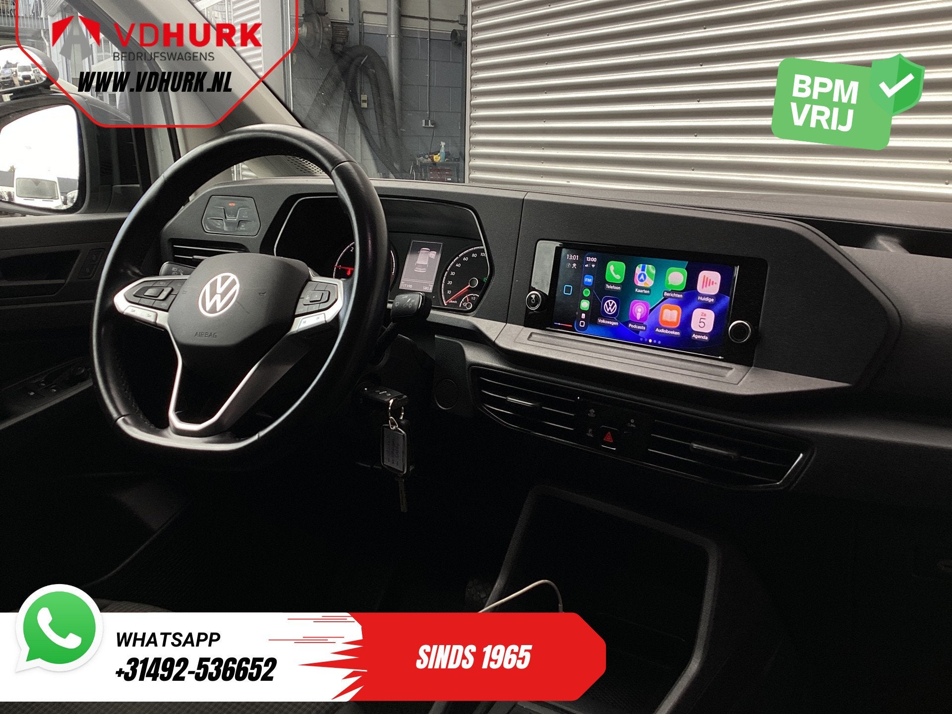 Volkswagen Caddy Cargo Maxi 2.0 TDI 125 pk DSG Aut. Carplay/, Stof, Gebruikt, Euro 6, 4 cilinders