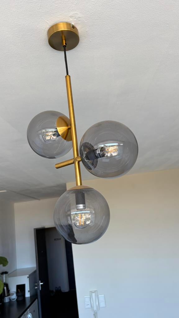 Hanglamp Kwantum Zimite goud, Ophalen, Zo goed als nieuw, Minder dan 50 cm