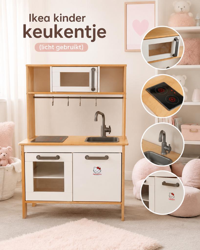 Ikea Duktig (kinderkeukentje), Ophalen, Gebruikt, Hout, Speelkeuken