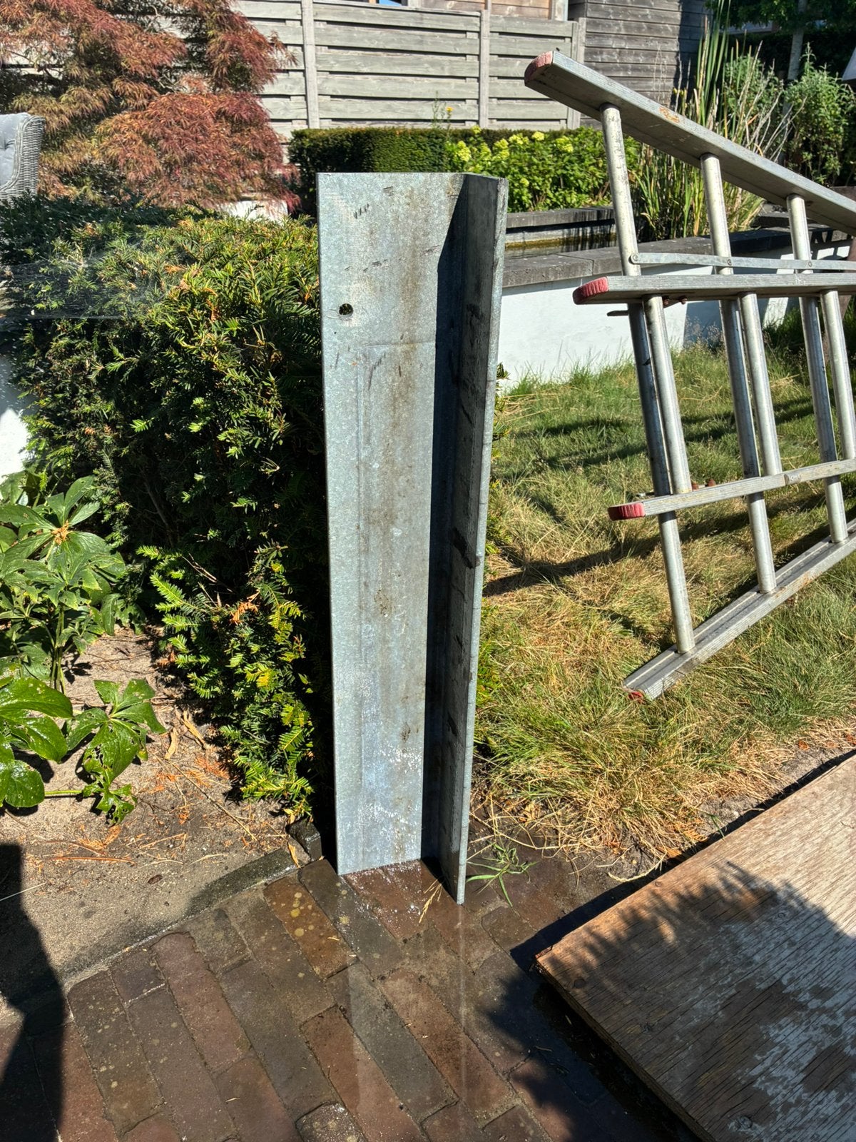 Hoeklijn te koop. Bieden, Ophalen of Verzenden, Zo goed als nieuw, IJzer
