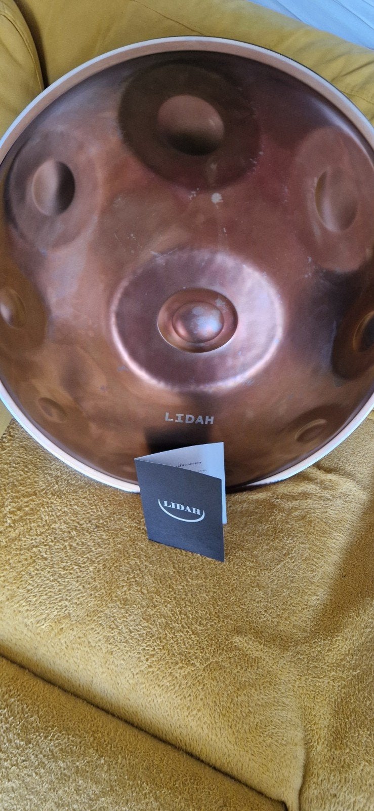 LIDAH Handpan Ember Steel F-Pygmy 10- 432 hz (okt. 2025), Ophalen, Zo goed als nieuw