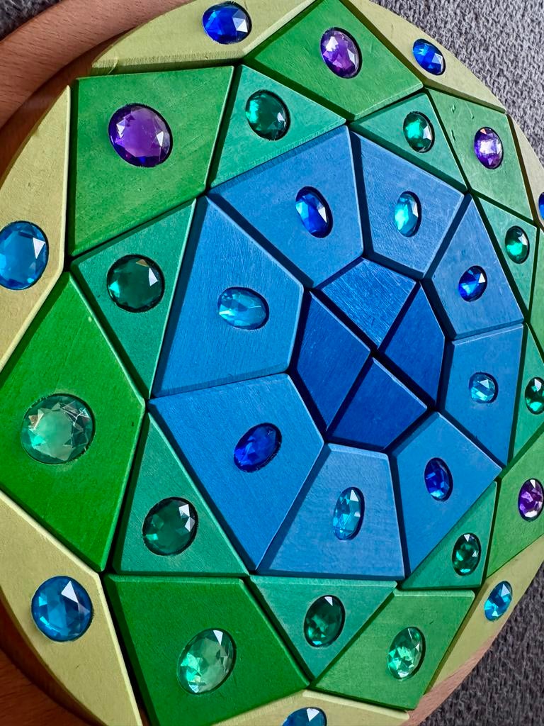 Uiterst zeldzame Grimms sprankelende mandala, Ophalen of Verzenden, Zo goed als nieuw, Bouwen