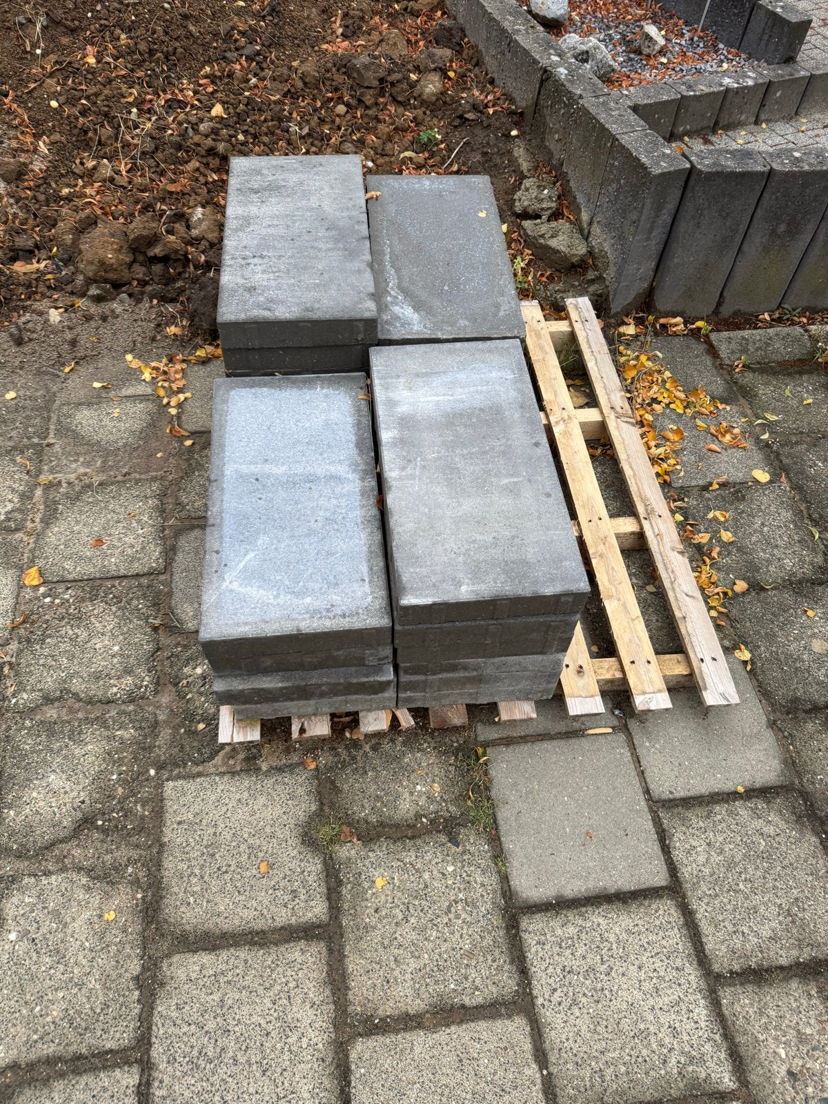 24 betontegels 60x30x6 cm, Doe-het-zelf en Verbouw, Tegels, Ophalen, Nieuw, Minder dan 5 m², 20 tot 40 cm