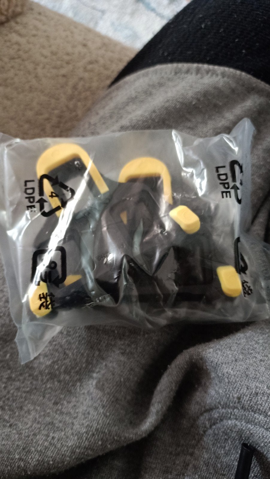 Shimano spd sl schoenplaatjes geel, Ophalen of Verzenden