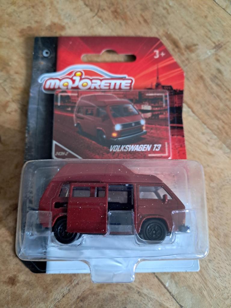 Majorette Volkswagen T3 Camper rood nieuw in verpakking, Ophalen of Verzenden, Nieuw, Auto