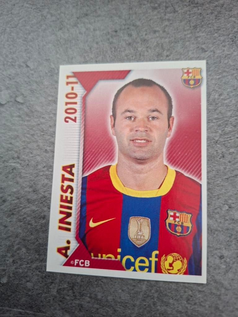 Panini sticker FC Barcelona 2010/2011.A. Niesta FC Barcelona, Hobby en Vrije tijd, Stickers en Plaatjes, Verzenden, Zo goed als nieuw