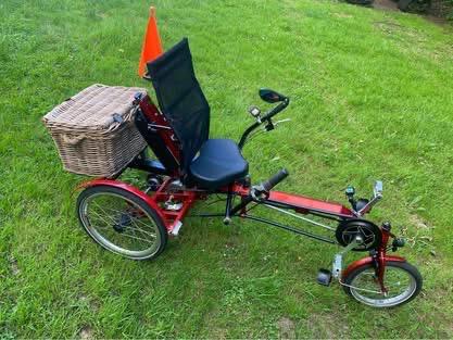 USVA Elektrische Dames/Herenfiets 20 inch, 7 versnellingen, Ophalen of Verzenden, Zo goed als nieuw
