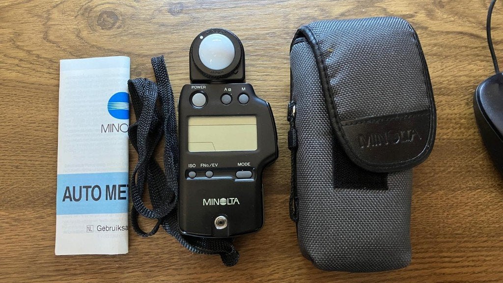 Minolta Auto Meater IV F, Ophalen of Verzenden, Minolta, Zonnekap, Overige typen