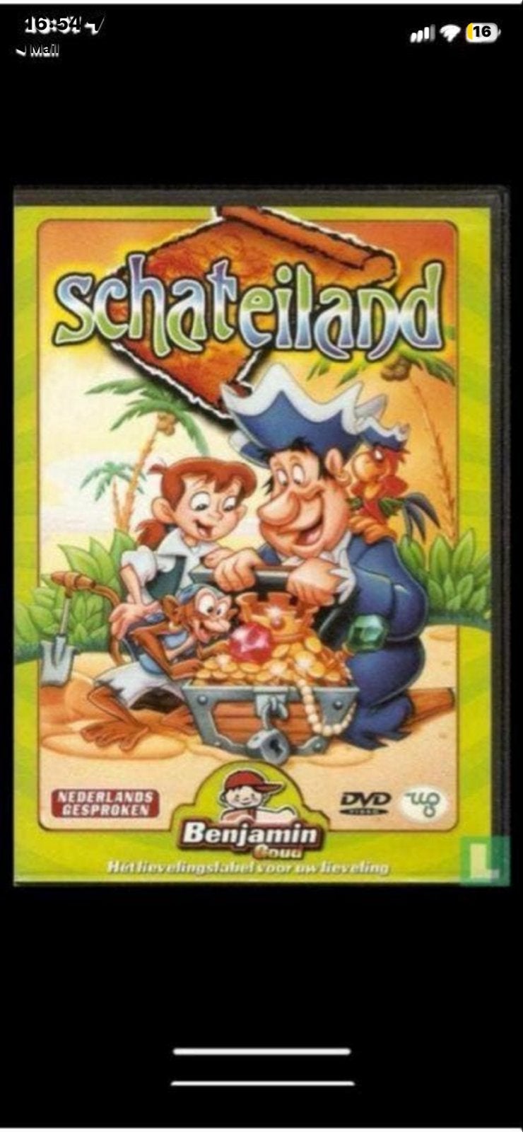 Schateiland DVD, Gebruikt, Inclusief doosje, Alle leeftijden, Amerikaans