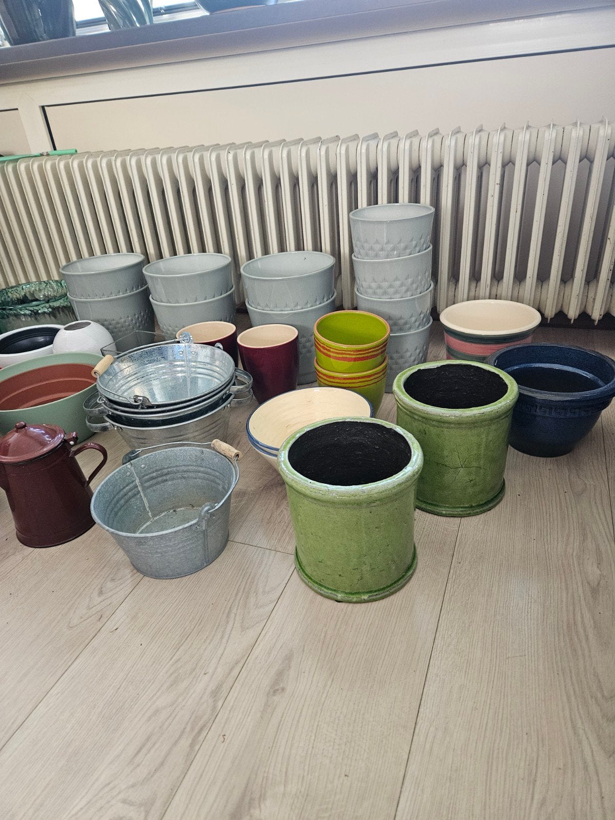 Verschillende bloempotten, Ophalen, Rond, Binnen, Aardewerk