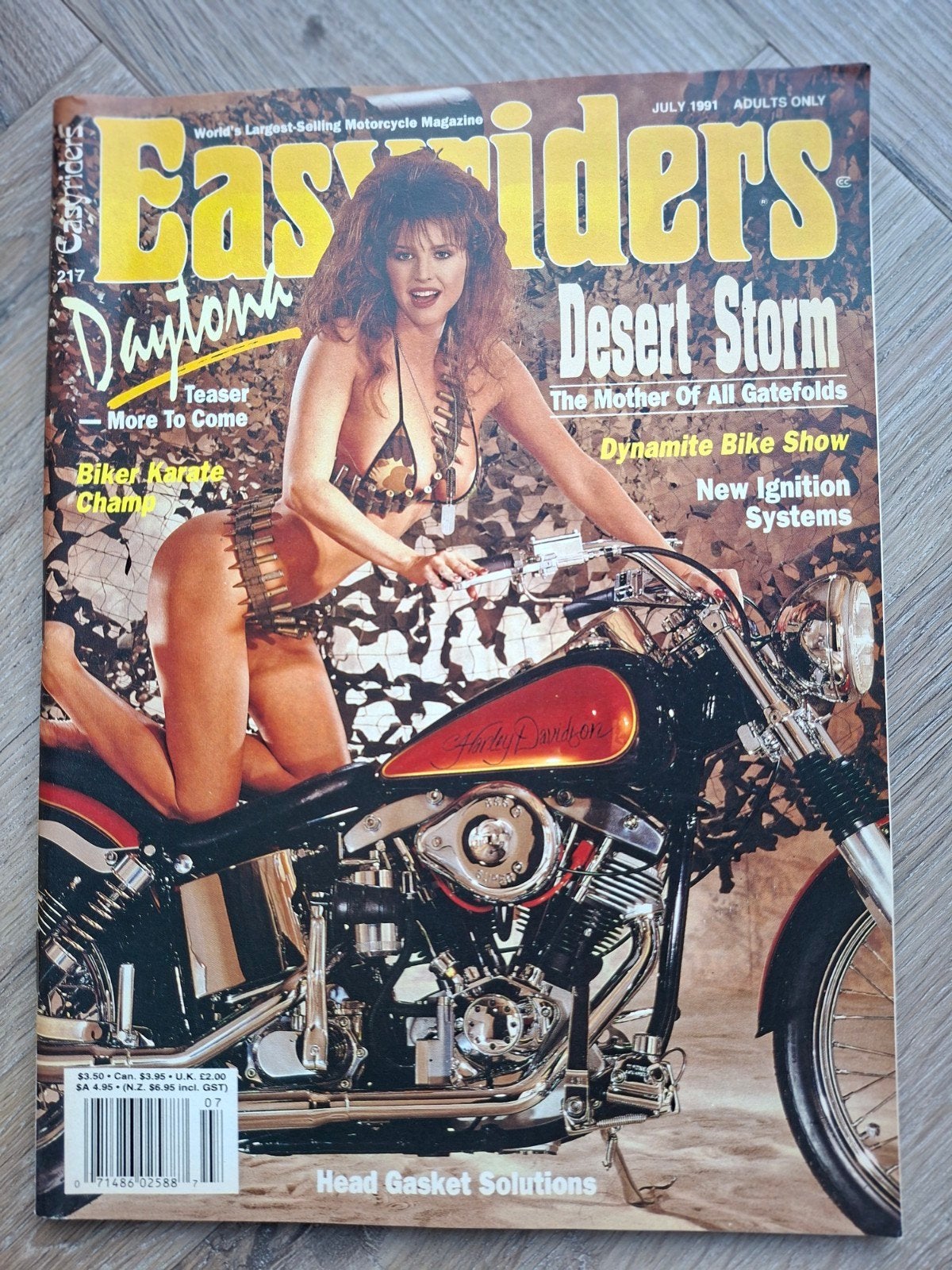 Easyriders Magazine Juli 1991 - Desert Storm, Ophalen of Verzenden, Gelezen, Overige typen