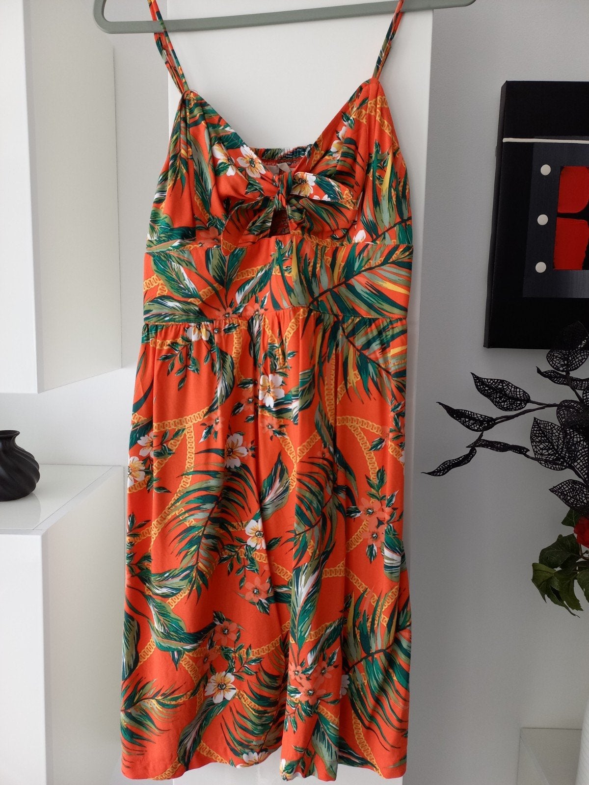 nieuw zonnig jurkje maat S/M koopje nu, Maat 38/40 (M), Nieuw, Oranje, Ophalen of Verzenden