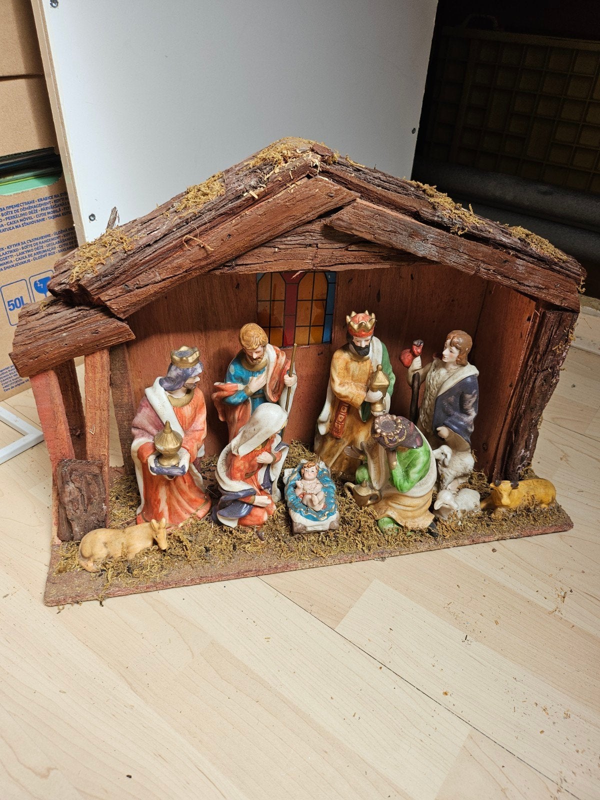 kerststal, Ophalen